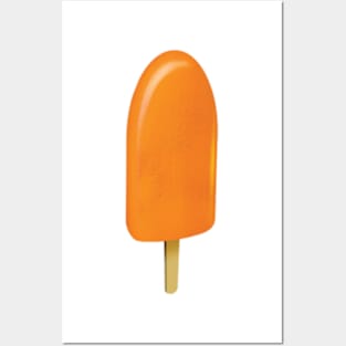 Orange single popsicle Posters and Art